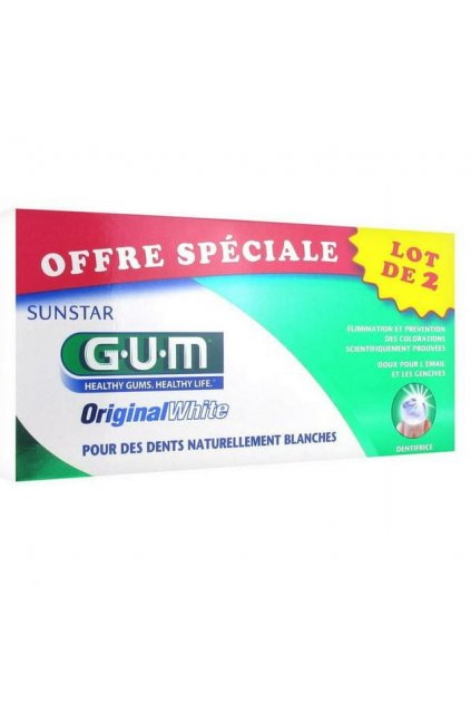 GUM Original White Toothpaste Pack of 2 75ml 9a2f1a35 8968 47c8 9b15 f96421994bb5.c97cdc9e707b54b13000d87879c43ffb