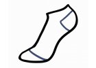Kotníkové ponožky se stříbrem