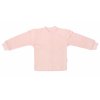 Mamatti Novorozenecká bavlněná košilka, kabátek, Magnólie - pudrová