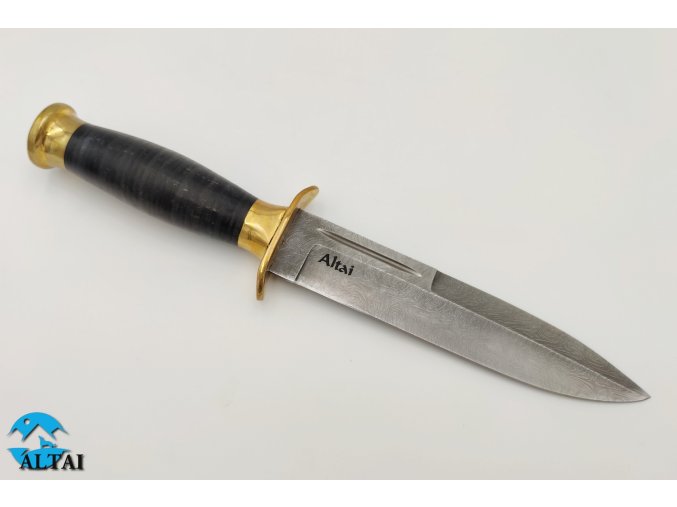Nůž z damaškové oceli Výsadkář