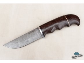 Lovecký nůž z damaškové oceli Hajný