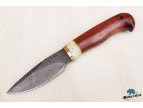 Lovecký nůž z damaškové oceli Tygr