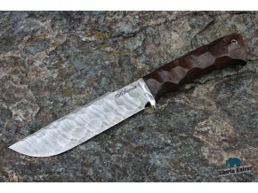 Ručně kovaný nůž z damascenské oceli Barog