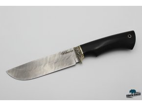 Lovecký nůž z damascenské oceli Puma
