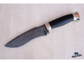Lovecký nůž z damascenské oceli Zálesák
