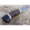 Nůž z damascénské oceli Mangusta - wenge, losí paroží