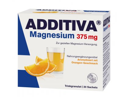 Additiva Magnesium 375 mg, nápoj pomaranč