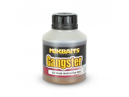 Mikbaits Gangster booster 250ml - G2 Krab Ančovička Asa