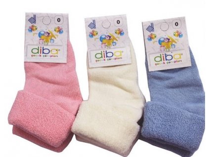 10 Froté bavlněné dětské ponožky (002)