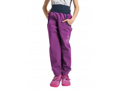 Unuo, Dětské softshellové kalhoty bez zateplení Basic - různé barvy