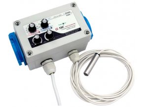 GSE Digitální regulátor teploty, vlhkosti, podtlaku a min. rychlosti ventilátorů 2x10A