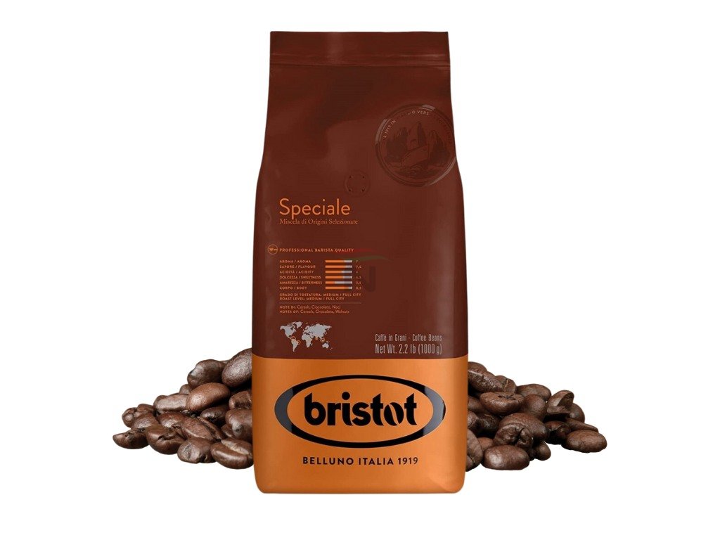 bristot miscela speciale zrnkova kava 1 kg nejkafe cz