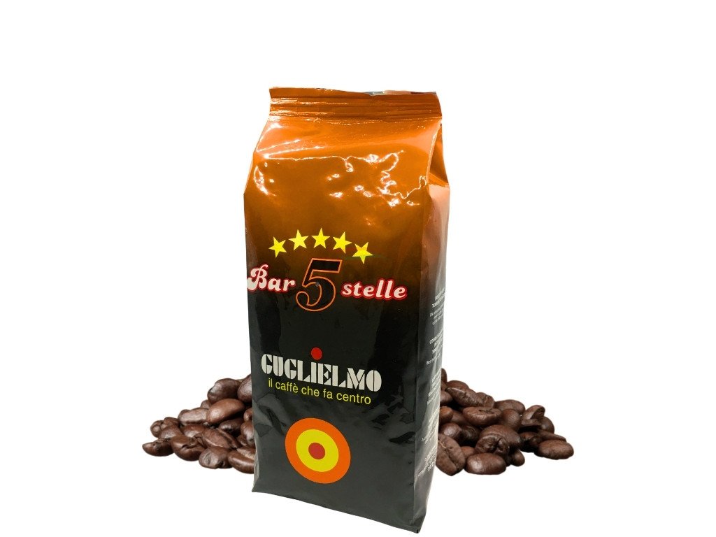 zrnkova kava guglielmo bar 5 stelle 1kg