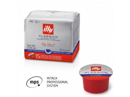 15 capsules illy mitaca mps long coffee