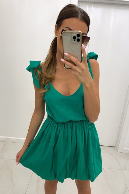 Letní šaty Nicole zelené