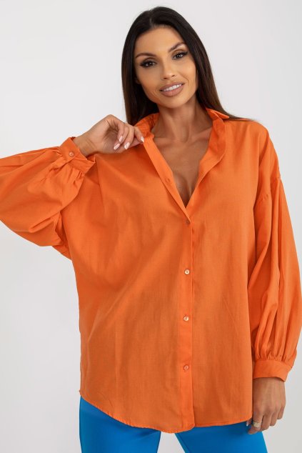 Oversize košile Giulia oranžová