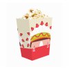 Papírová krabička na popcorn "Indiánská párty" - 4ks