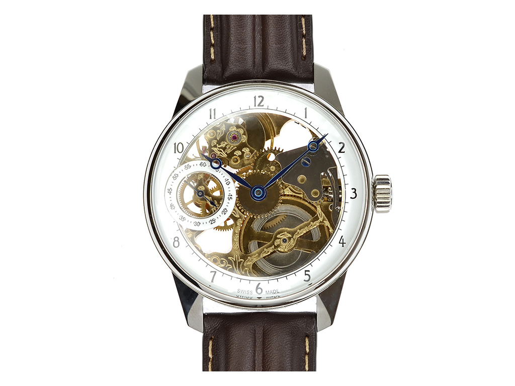 Luxusní skeletové hodinky M0183 - Swiss / Limitovaná edice 1 kus