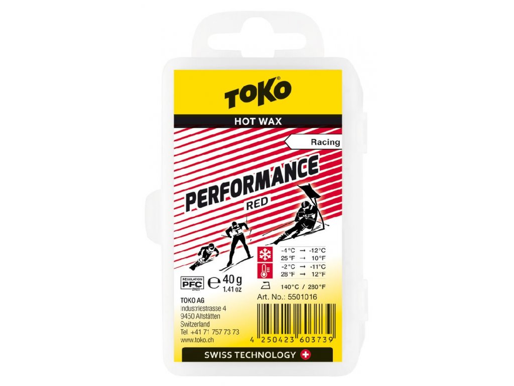 vosk TOKO Performance 40g red -4/-12°C