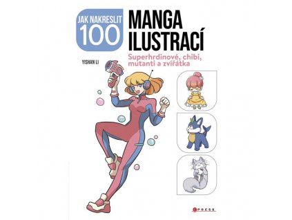 jak nakreslit 100 manga ilustraci 9788026446323