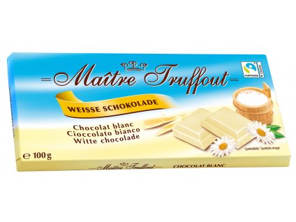 Maitre Truffout bílá čokoláda 100g