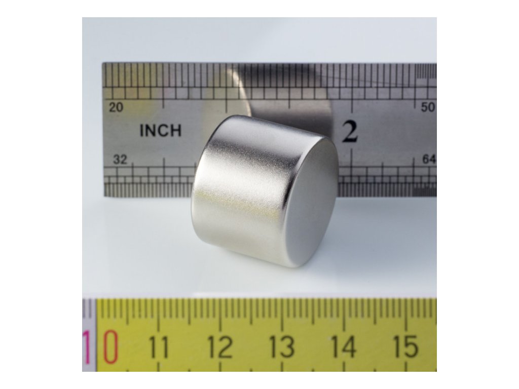 Neodymový magnet válec pr.25,8x20 N 80 °C, VMM7-N42