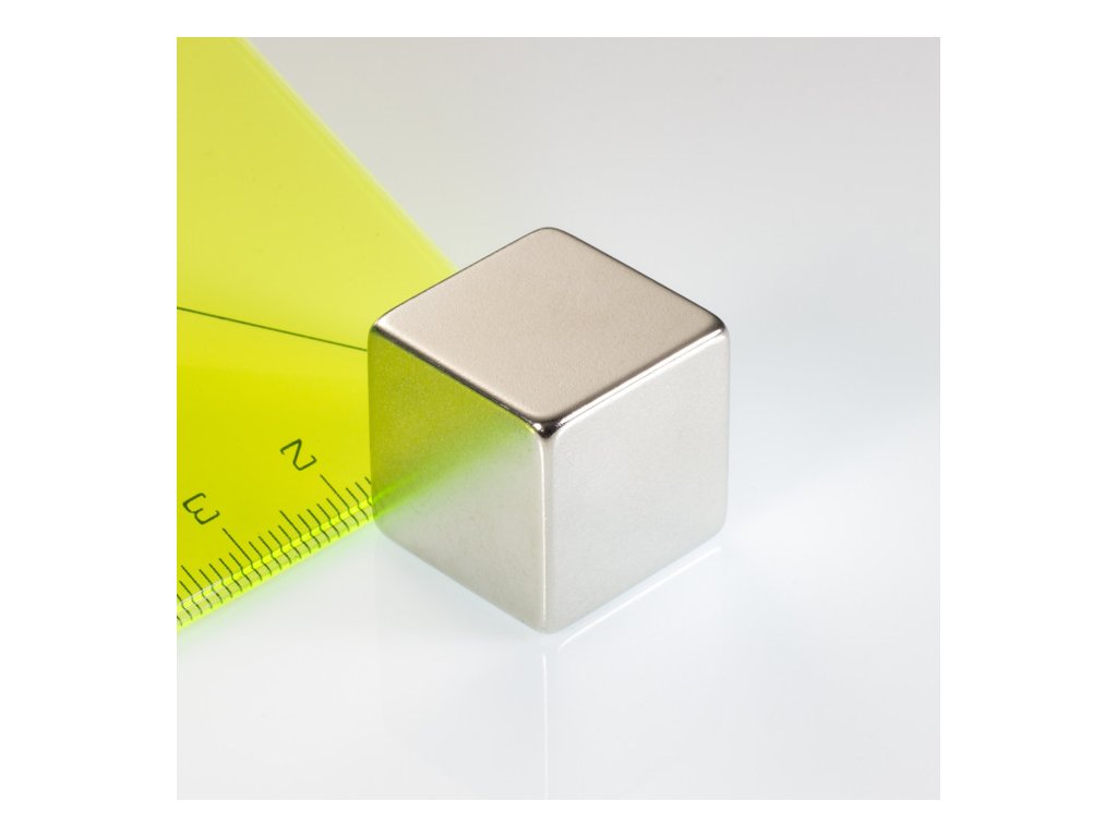 Neodymový magnet kvádr 20x20x20 N 80 °C, VMM4-N35