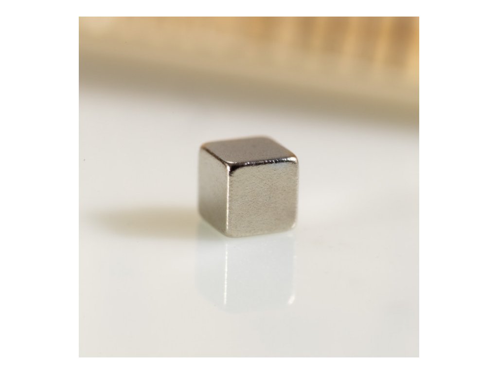 Neodymový magnet kvádr 2x2x2 N 80° C, VMM7-N42
