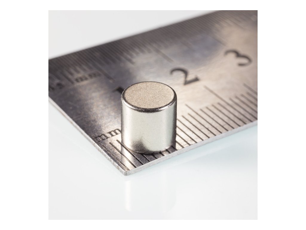 Neodymový magnet válec pr.7x7 N 80 °C, VMM7-N42