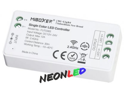 MiBoxer FUT036S RF Smart LED kontrolér pre jednofarebné MONO LED pásy