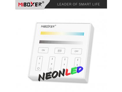 MiBoxer B2 Panelový ovládač pre dvojfarebné CCT LED pásy, batériový, magnetický