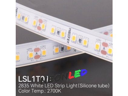MiBoxer LSL1T01L Flexibílny LED pás Teplá biela (WW) 24V, SMD2835 , IP65, 12W/m, 120led/m