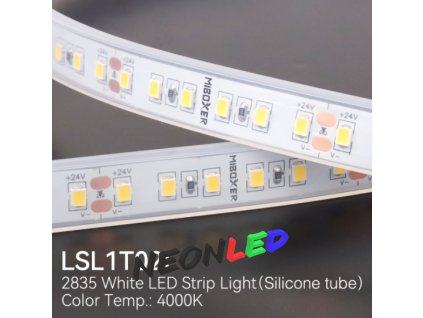 MiBoxer LSL1T02L Flexibílny LED pás Neutrálna biela (NW) 24V, SMD2835 , IP65, 12W/m, 120led/m