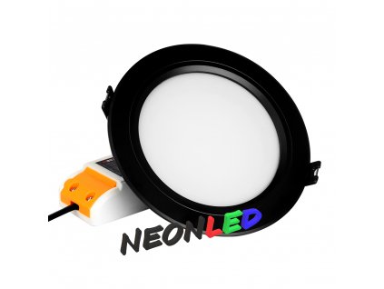 MiBoxer FUT061-B Stropné Smart LED svetlo 9W čierne, RGB+CCT, RF 2,4GHz