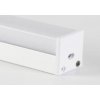 SJ-ALP2119B závesný hliníkový profil pre LED, Biela, Mliečny, 1m