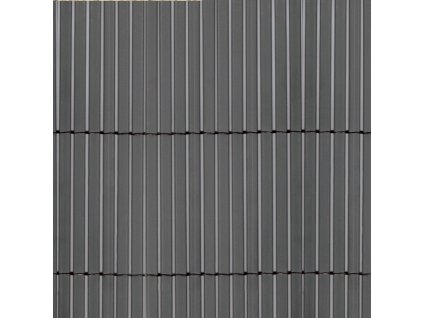 Rohož rákosová COLORADO na plot stínění 85% 1,5 x 5 m umělý rákos šedý