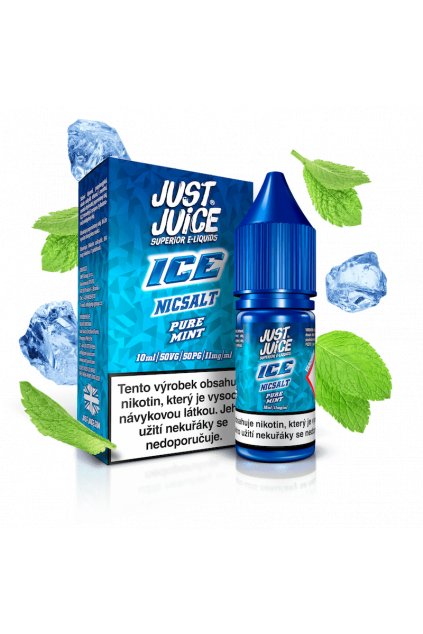 just juice ice pure mint e liquid salt 11mg