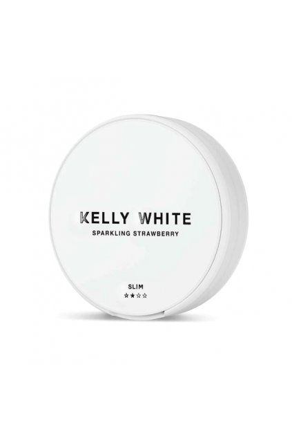 Kelly White Sparkling strawberry nikotinove sacky min