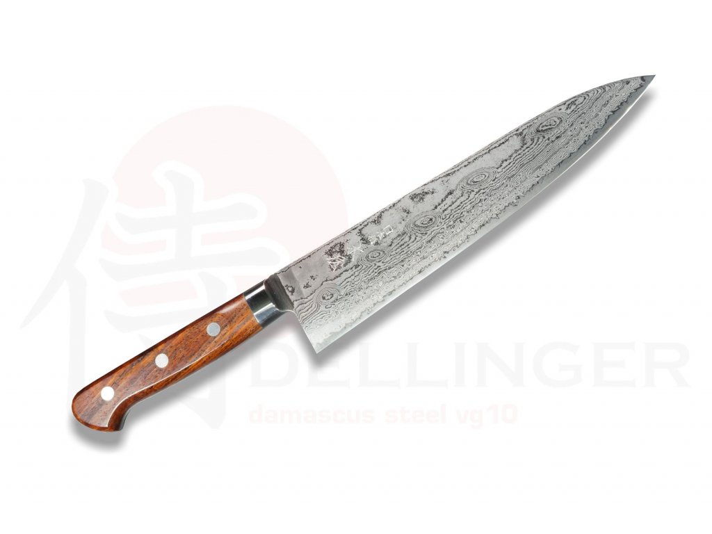 Japonský damaškový nůž KIYA 49 layers Gyuto / Chef