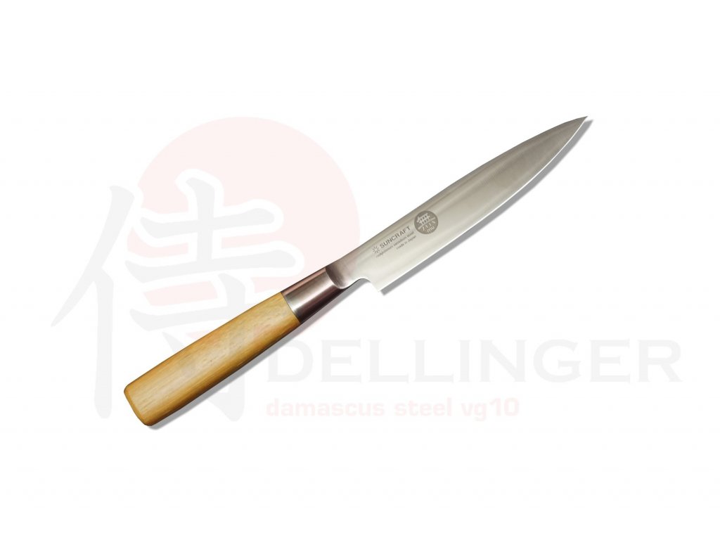 Utility 120 mm-Suncraft Senzo Bamboo-High carbon-japonský kuchyňský nůž
