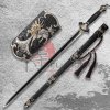 Čínský meč dynastie Ming, Feather Grain Damascus Steel