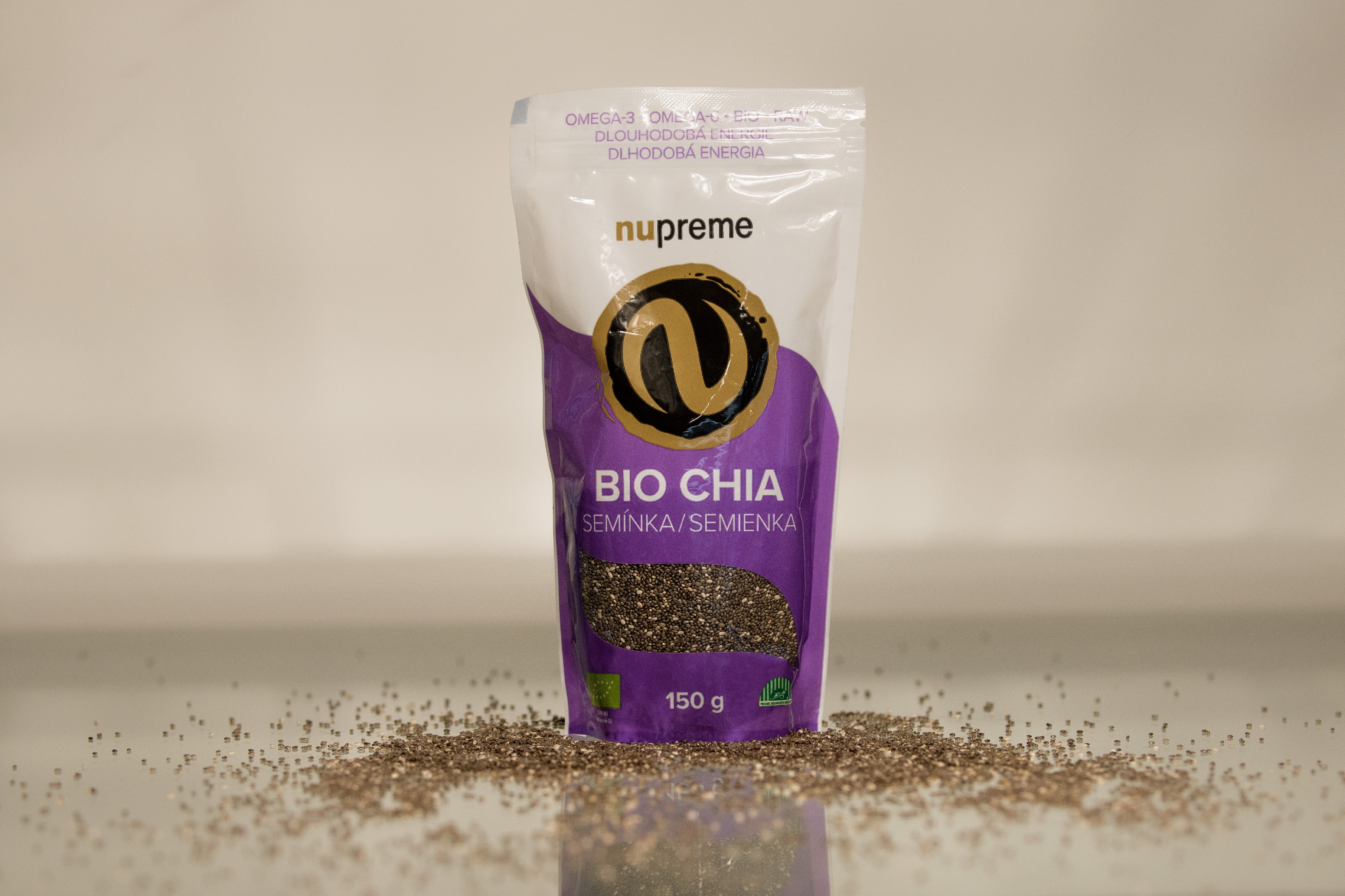 Chia semínka 150g BIO NUPREME Obrázek