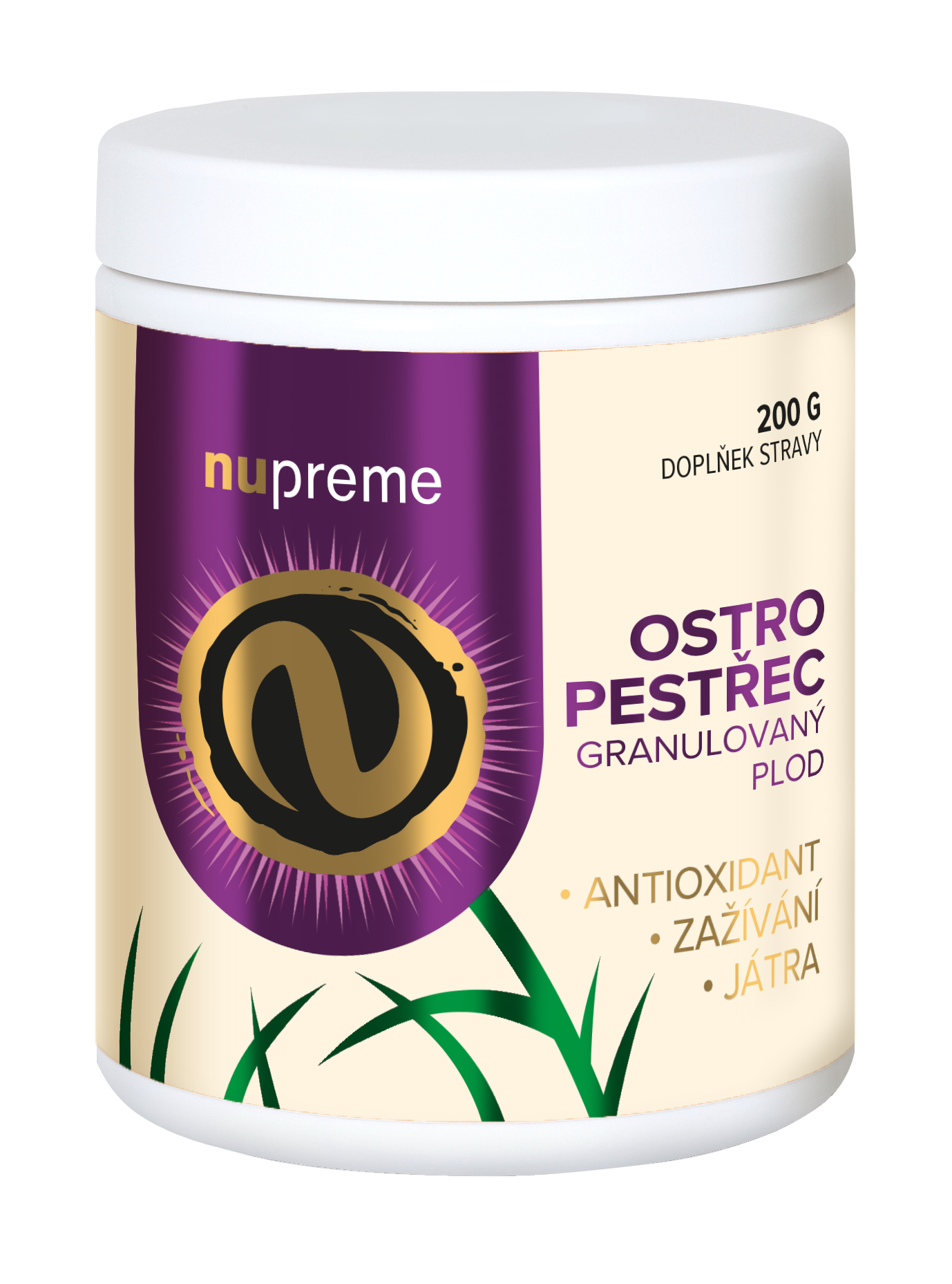 Ostropestřecový plod 200g NUPREME Obrázek