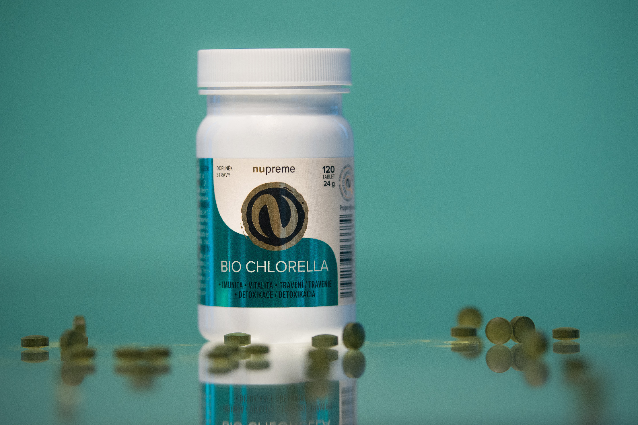 Chlorella 120tbl BIO NUPREME Obrázek