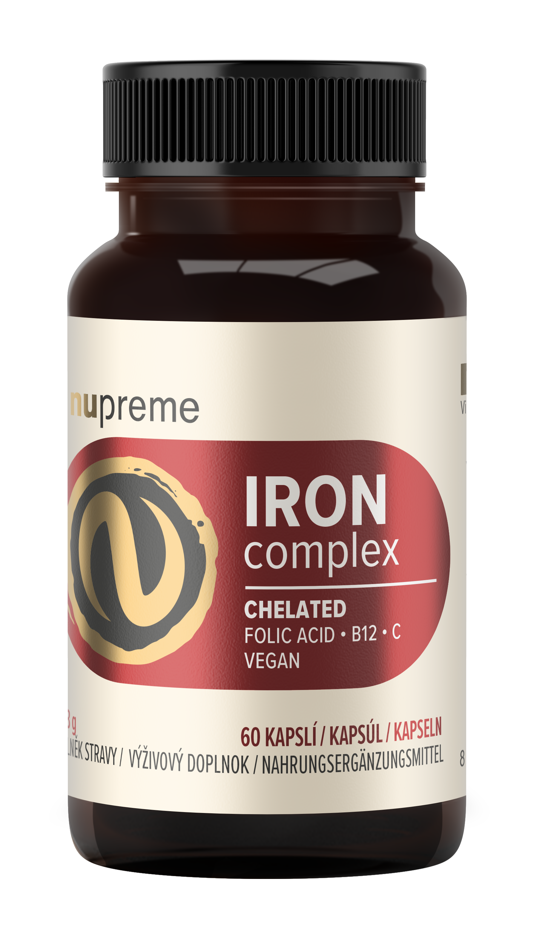 Železo chelát 60 kapslí NUPREME Obrázek