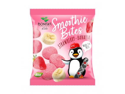 smoothie bites. straeberry banana yogurt