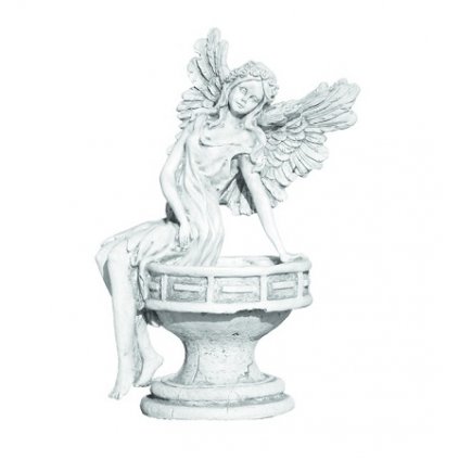 Anjel na fontáne betónový AN12