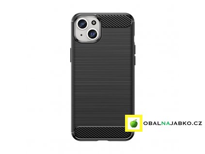 eng pl Flexible carbon pattern case for iPhone 15 Plus Carbon Case black 149525 1
