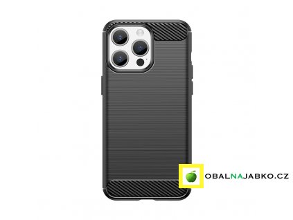 eng pl Flexible carbon pattern case for iPhone 15 Pro Max Carbon Case black 149521 1