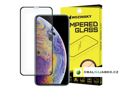 eng pl Wozinsky Tempered Glass Full Glue Super Tough Screen Protector Full Coveraged with Frame Case Friendly for Apple iPhone 11 Pro iPhone XS iPhone X black 42644 1
